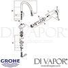 Grohe Minta Single-Lever Sink Mixer Spares